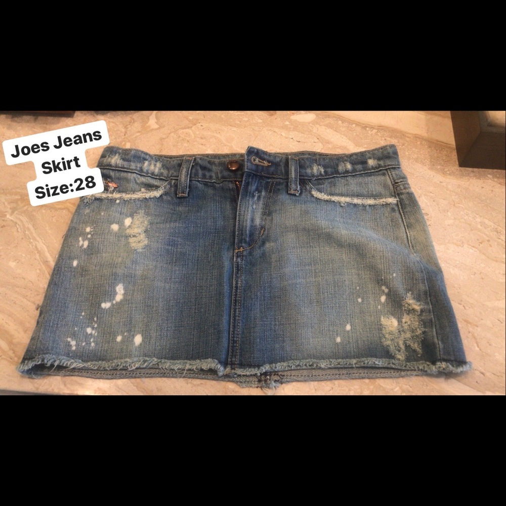 Joes Jeans denim floral skirt